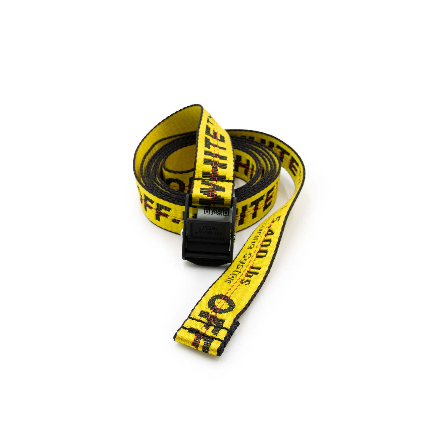 Mini Industrial Logo Belt in Yellow
