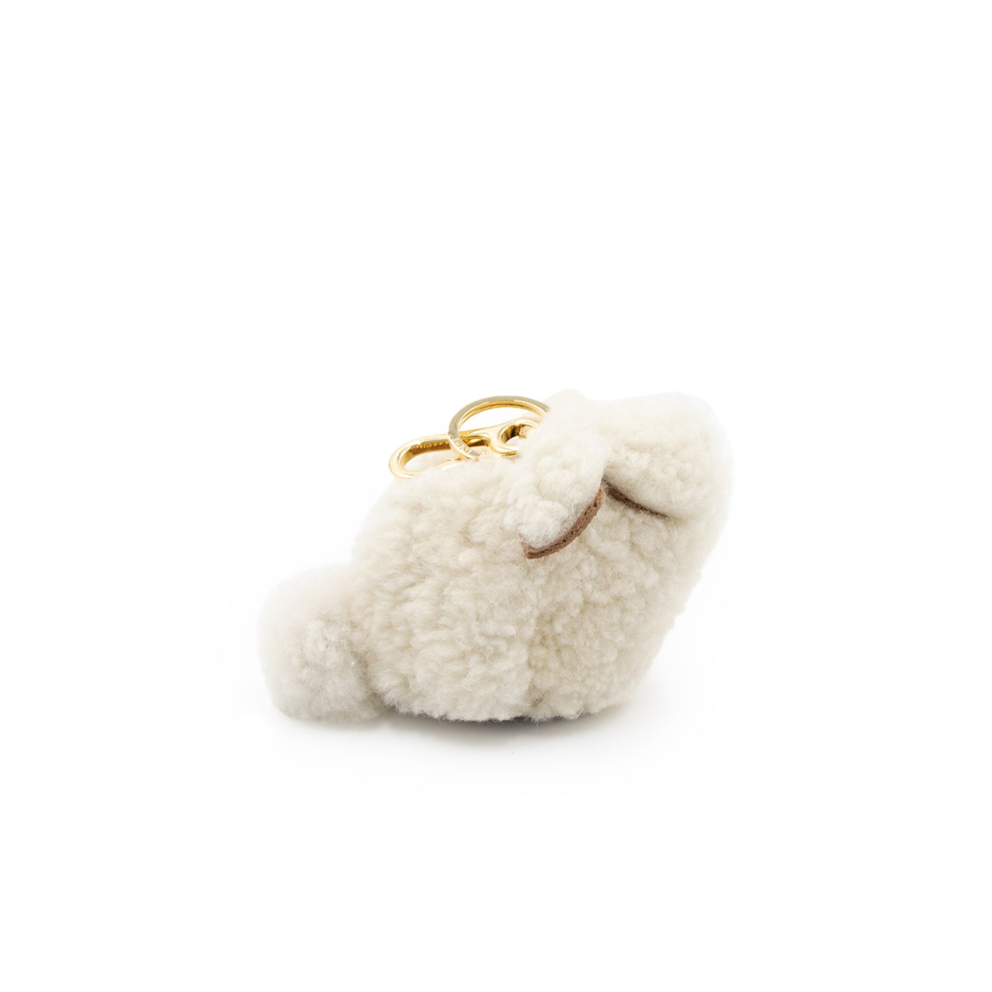 Bunny Charm in Shearling in Natural