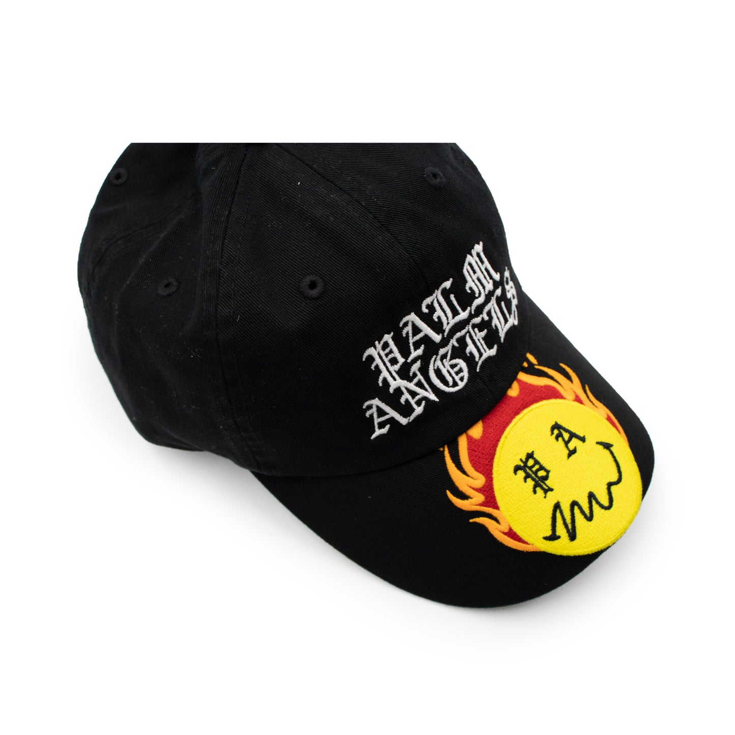 Burning Head Cap in Black/Yellow