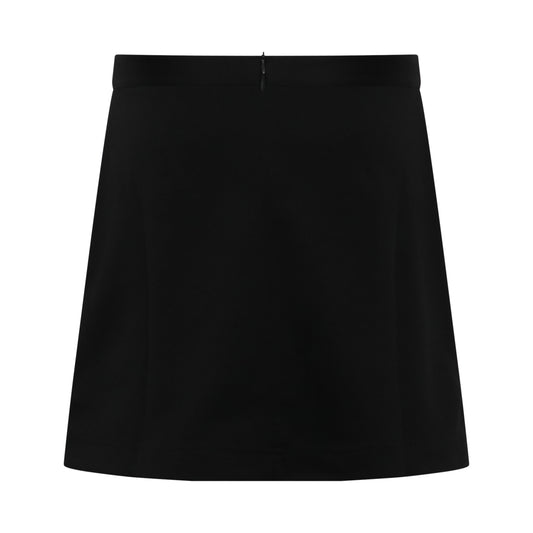 Track Mini Skirt in Black