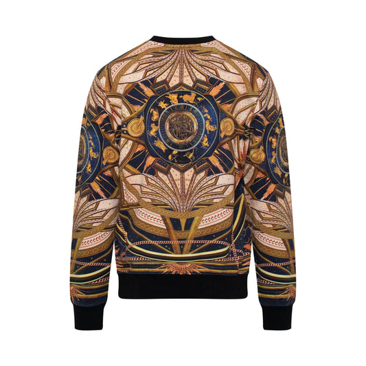 Zodiac Printed Sweatshirt in Multicolor