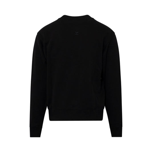 Kenzo Tiger Crest Sweatshirts in Black