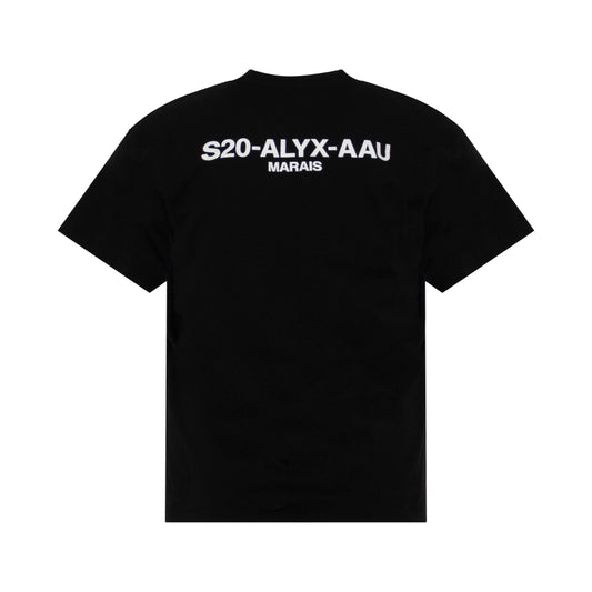 1017 ALYX 9SM x Marais Anniversary T-Shirt in Black