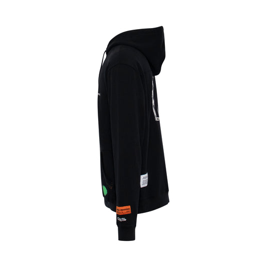 Heron Preston CTNMB Spray Hoodie in Black