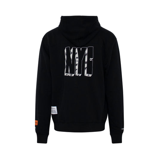 Heron Preston CTNMB Spray Hoodie in Black