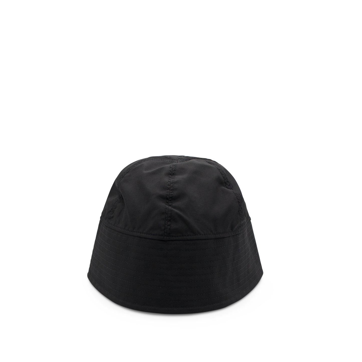 Bucket Hat With Buckle in Black