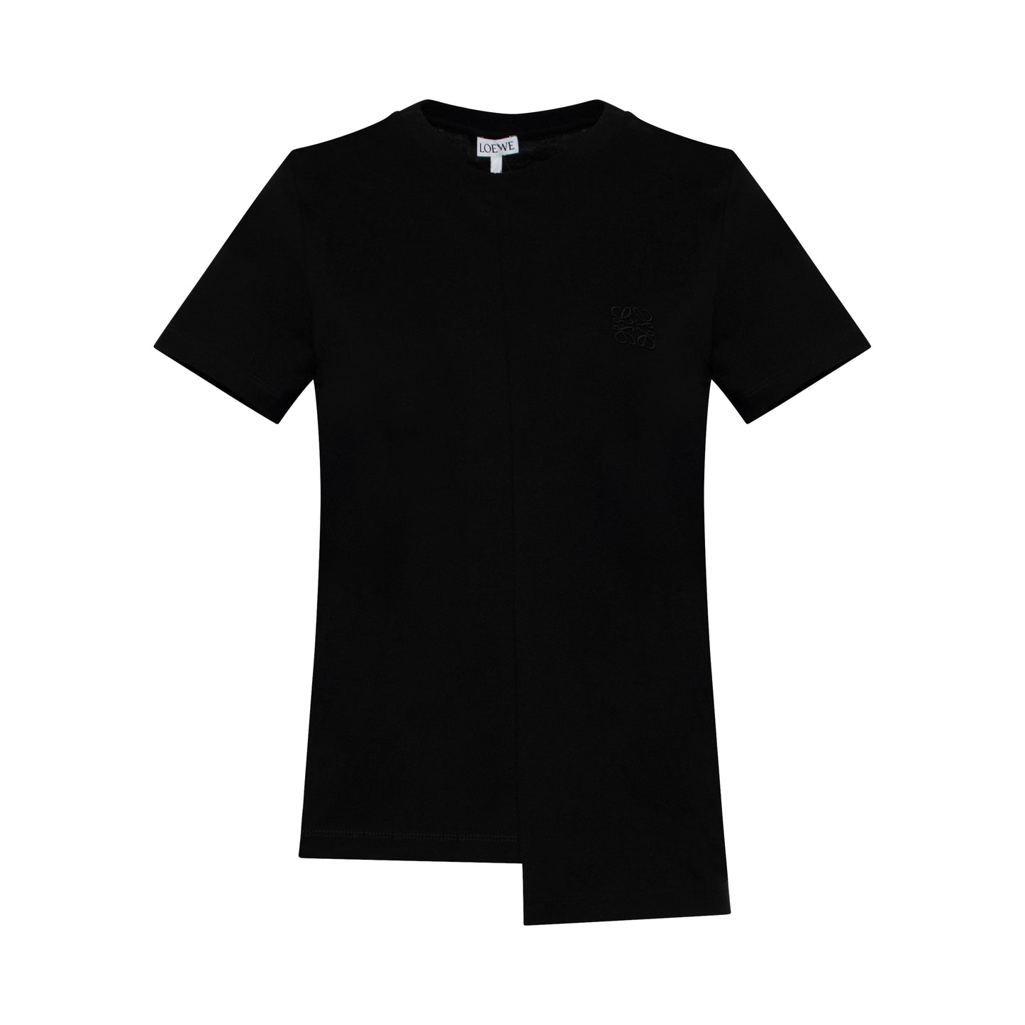 Asymetric Anagram T-Shirt in Black