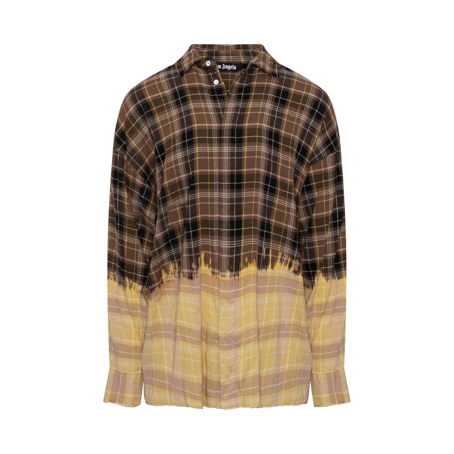 Bleached Loose Shirt in Brown