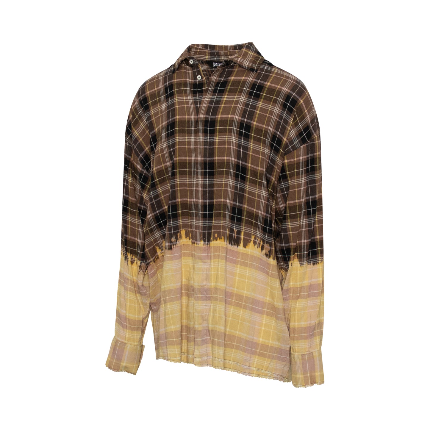 Bleached Loose Shirt in Brown