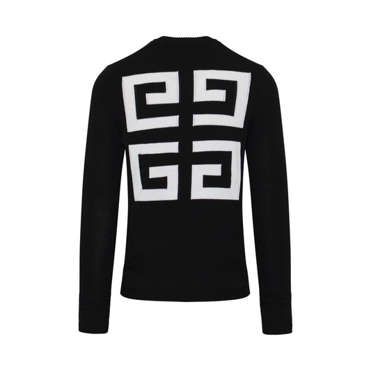 4G  Logo Sweater in Black