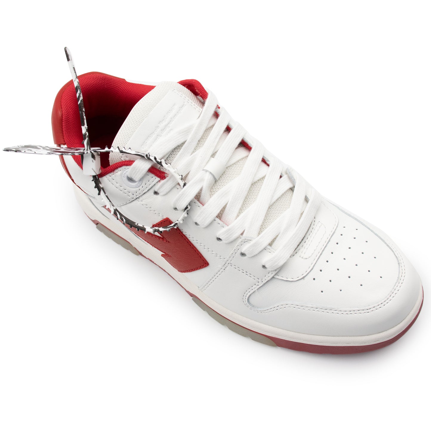 Out Of Office Low Sneaker in White/Red