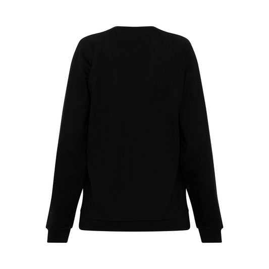 Balmain Printed Logo Sweatshirts in Black/White