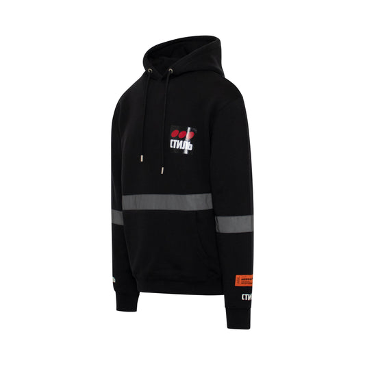 CTNMB Reflective Hoodie in Black