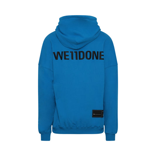 Back Logo Hoodie in Blue