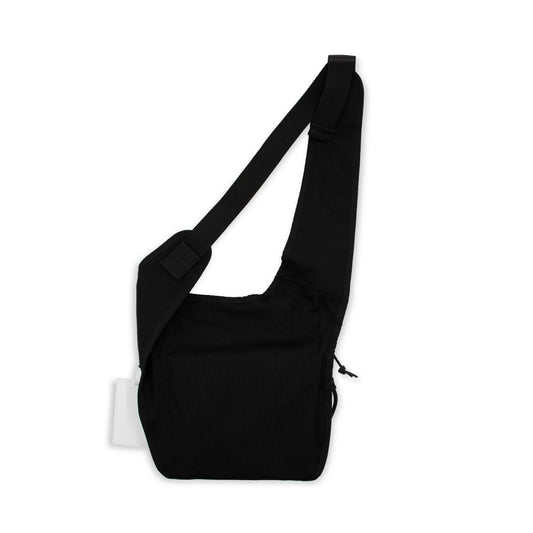 Crossbody Messenger Bag in Black