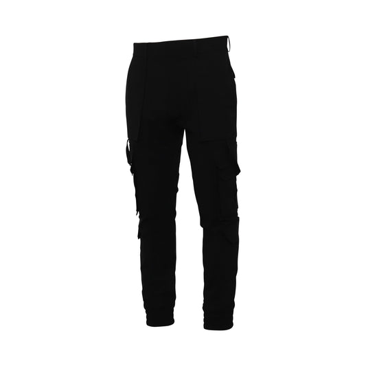 Juunj Multi Cargo Jogger Pants Black