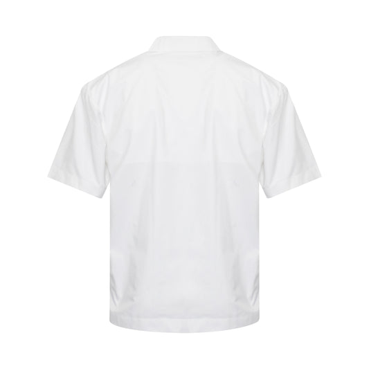 Juggler Pin Up Bowling Shirt in White