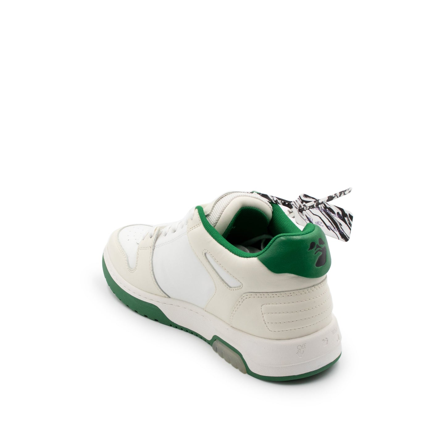 Out Of Office Low Sneaker in White/Green