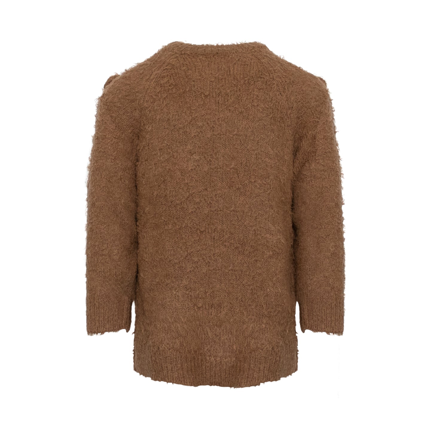 Camel Embroidery Knit Sweater in Camel