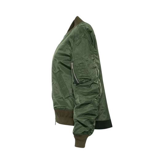 Classic MA-1 Bomber Jacket Khaki