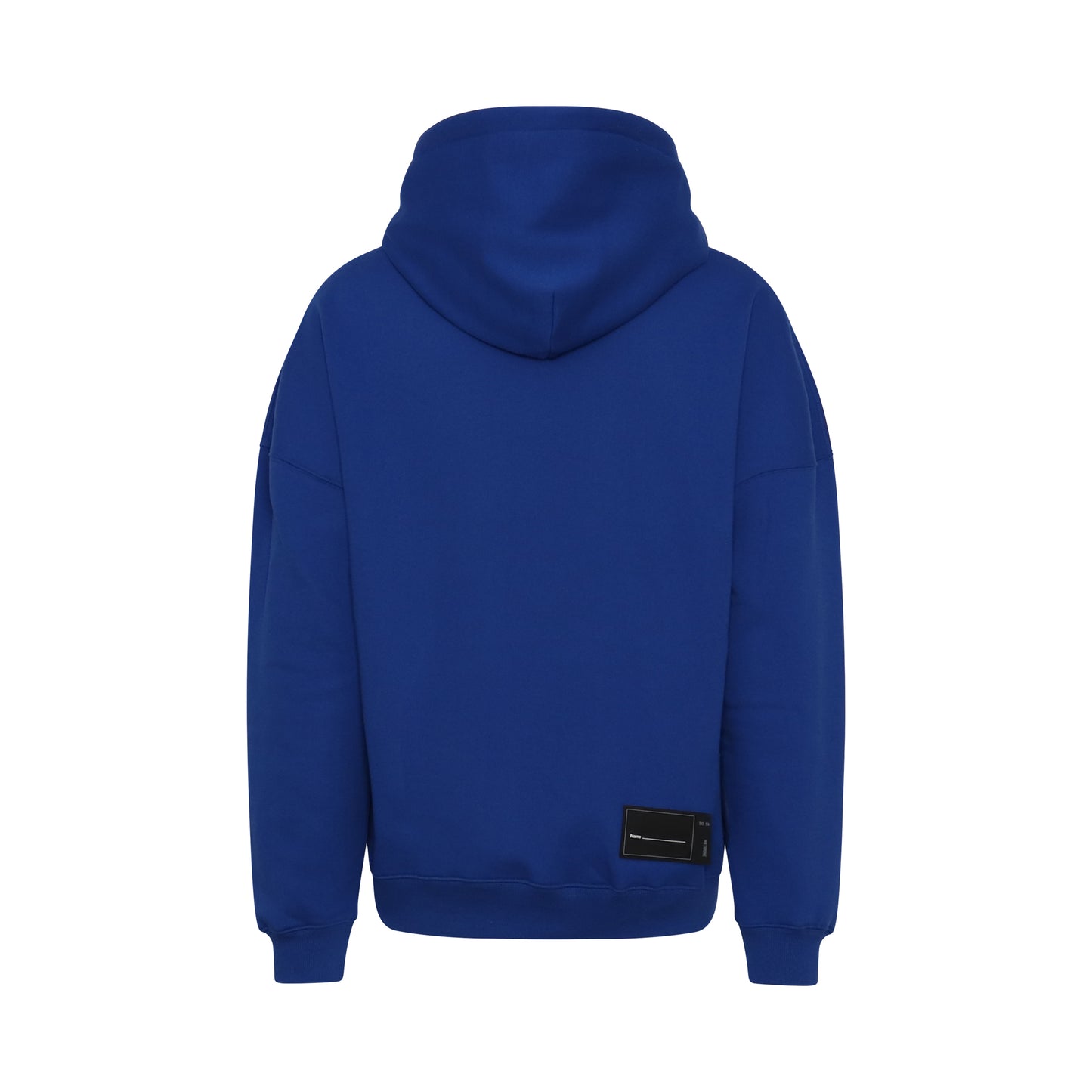 WD Embroidered Logo Hoodie in Blue