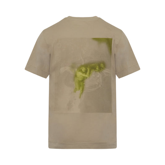 Infared Logo T-Shirt in Tan