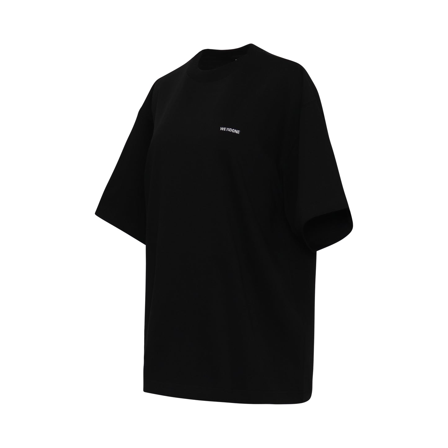 Classic Logo High Neck T-Shirt in Black