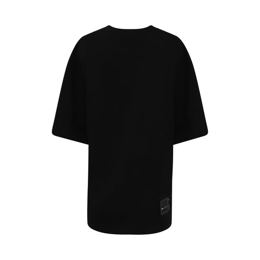 Classic Logo High Neck T-Shirt in Black