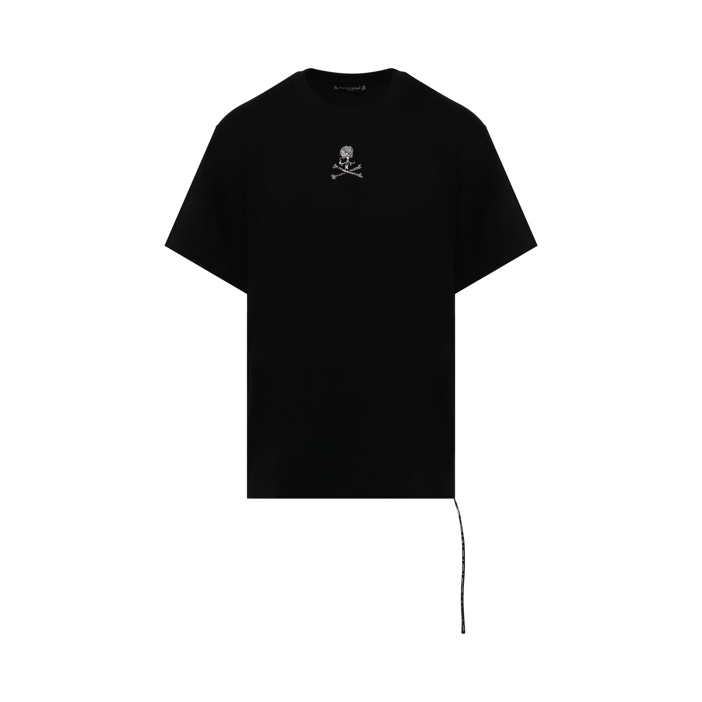 High Swarovski Skull Logo T-Shirt in Black