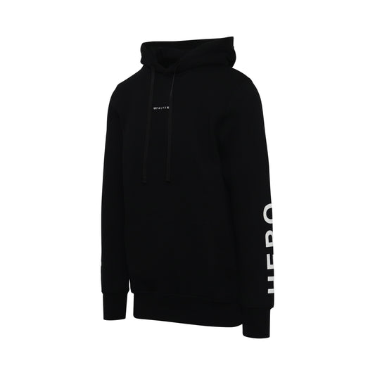 Infared Logo Hoodie in Black