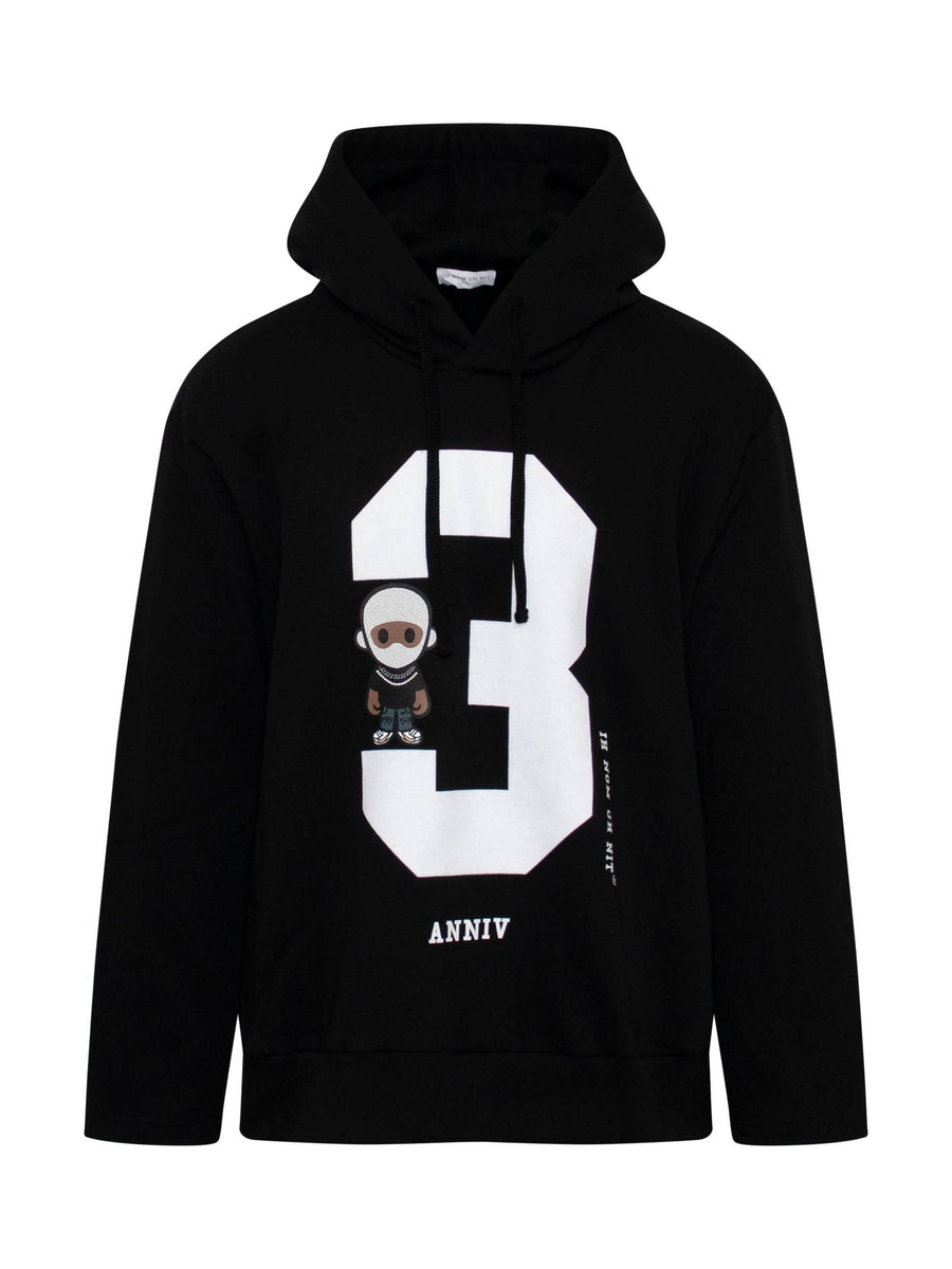 3 Future Hoodie in Black