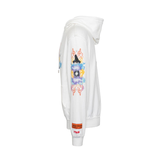 Tribal Wizard Hoodie in White