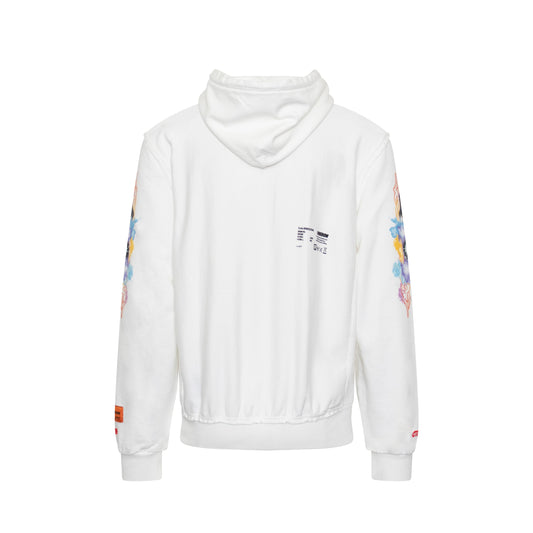 Tribal Wizard Hoodie in White