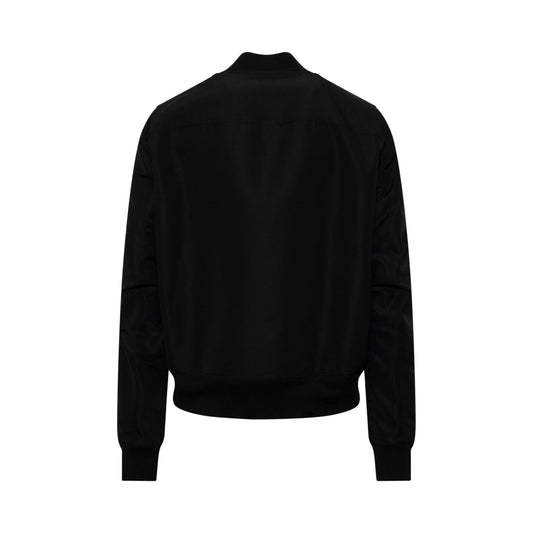 Reversible Bomber Jacket in Black