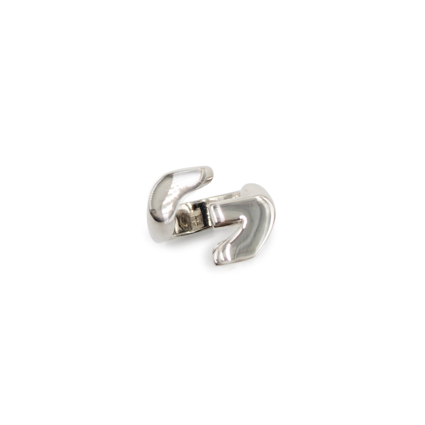 G Chain Silver Open Ring in Silver