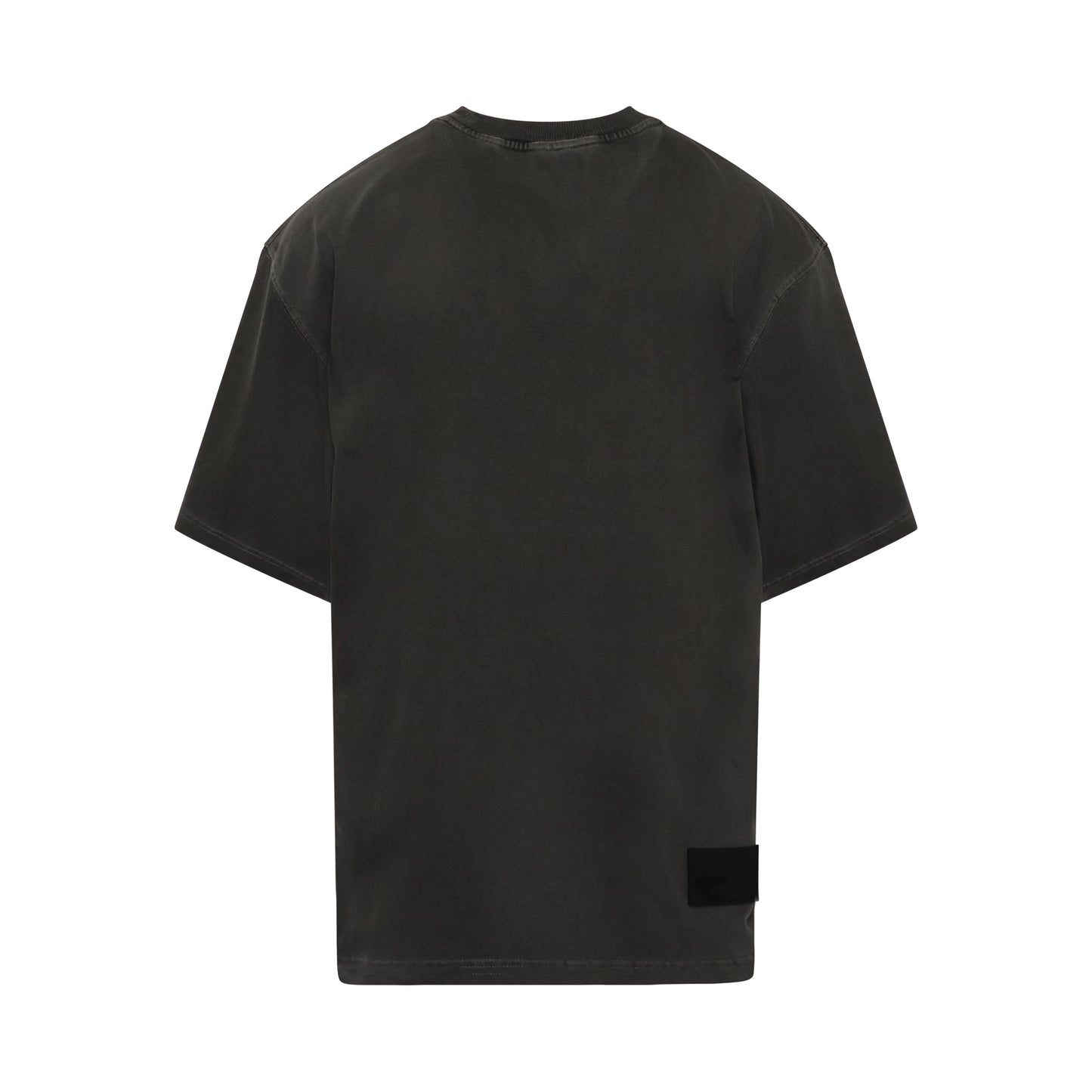 Classic Embroidered Logo T-Shirt in Charcoal