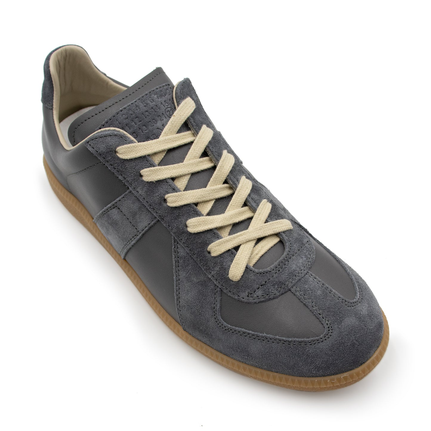 Replica Leather Sneaker in Grey
