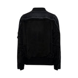 Classic MA-1 Denim Jacket Black