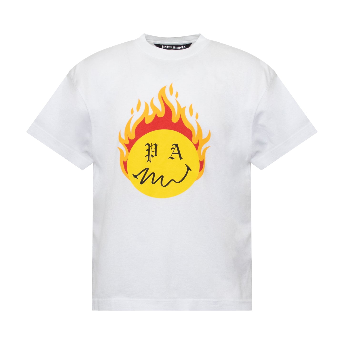 Burning Head T-Shirt in White