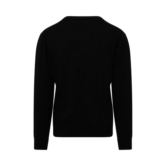 Tiger Crest Jumper in Black