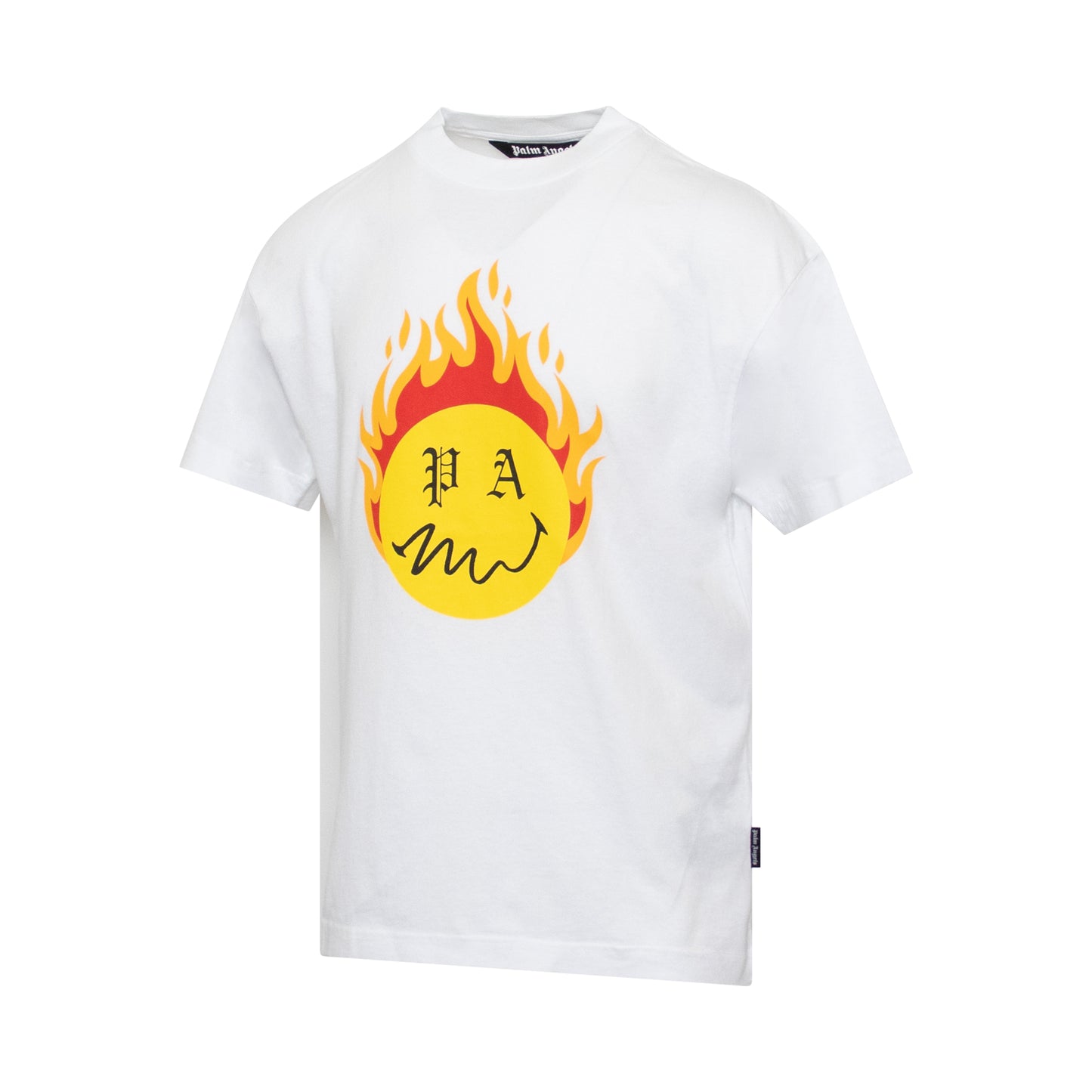 Burning Head T-Shirt in White