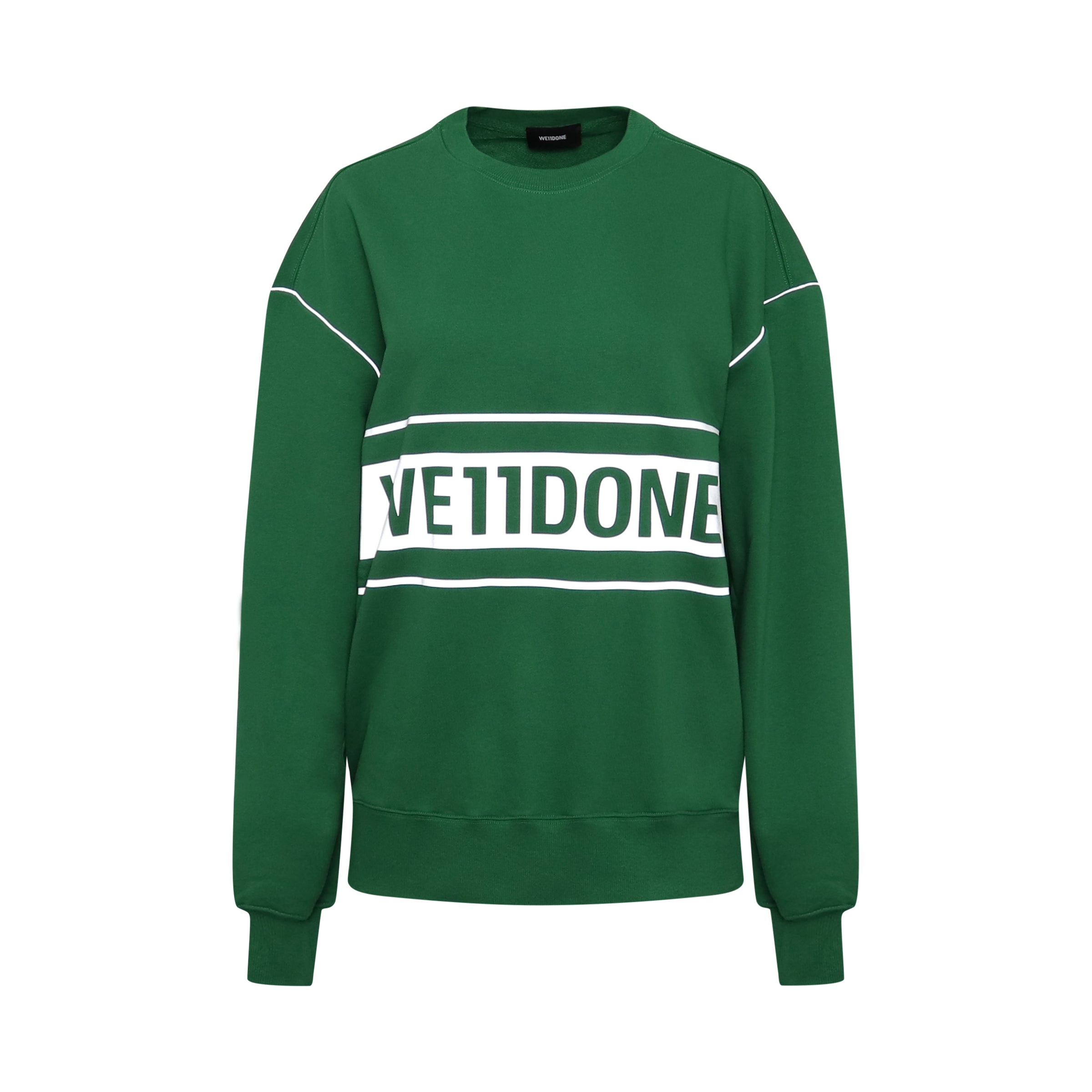 Reflective Logo Sweatshirt in Green