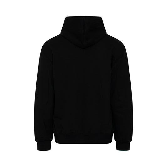 Puppet Embroidery Hoodie in Black