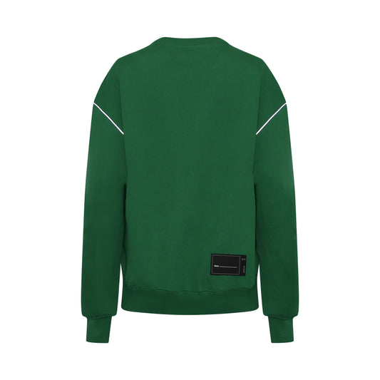 Reflective Logo Sweatshirt in Green