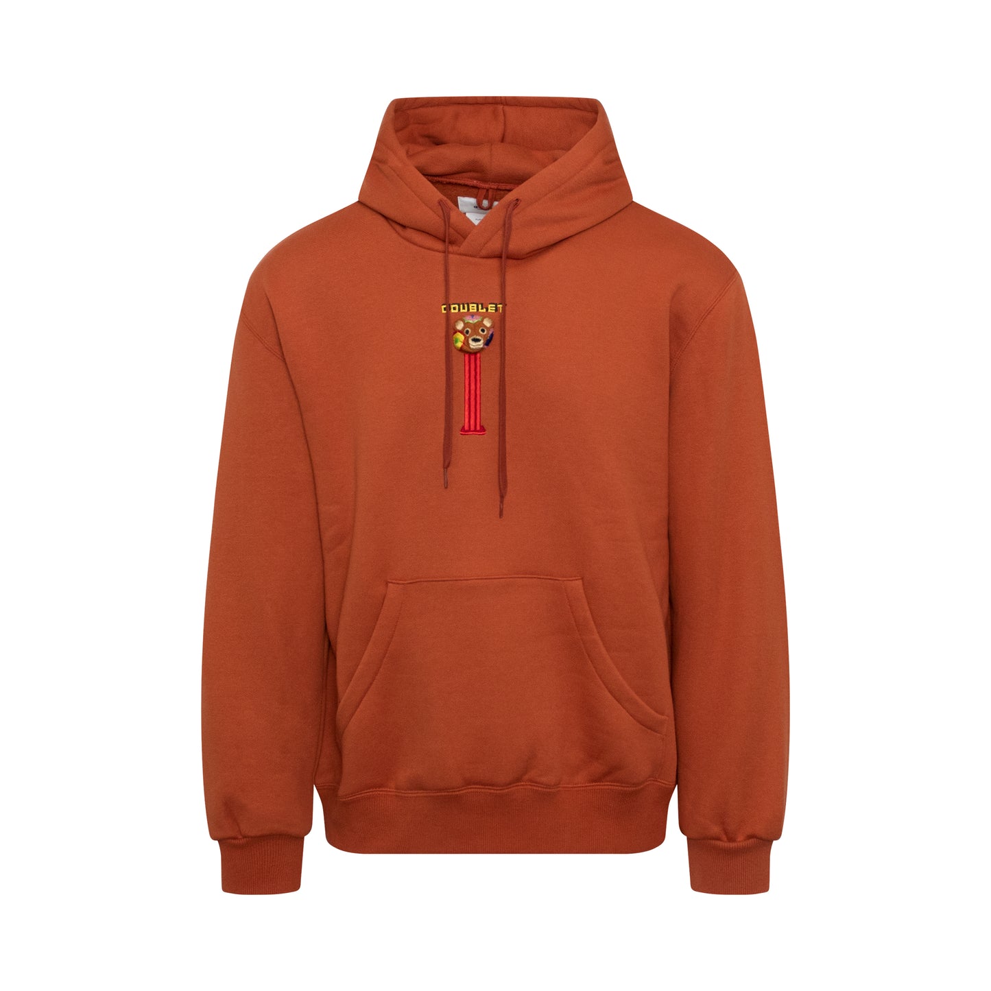 Puppet Embroidery Hoodie in Brown