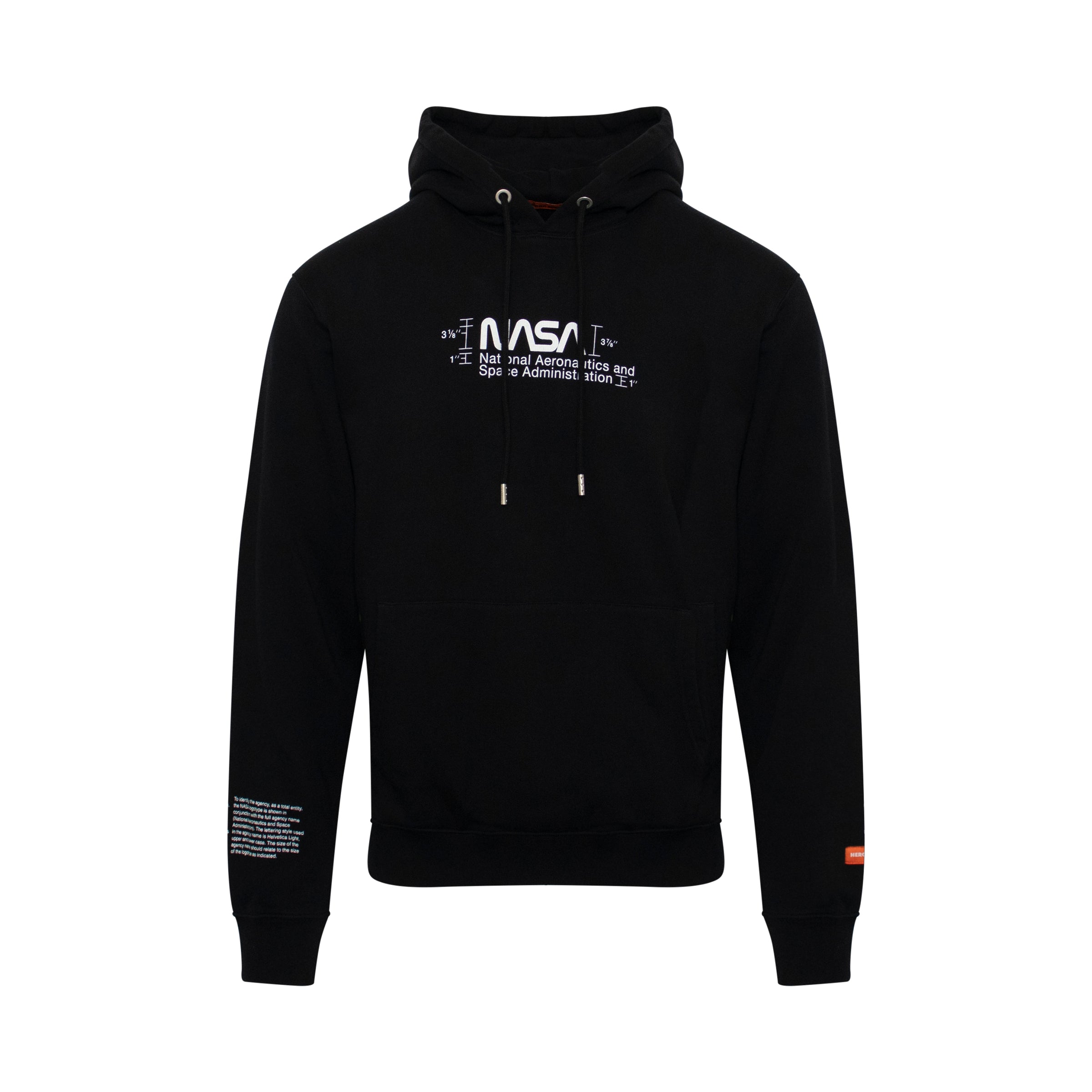 Nasa Manual Hoodie in Black