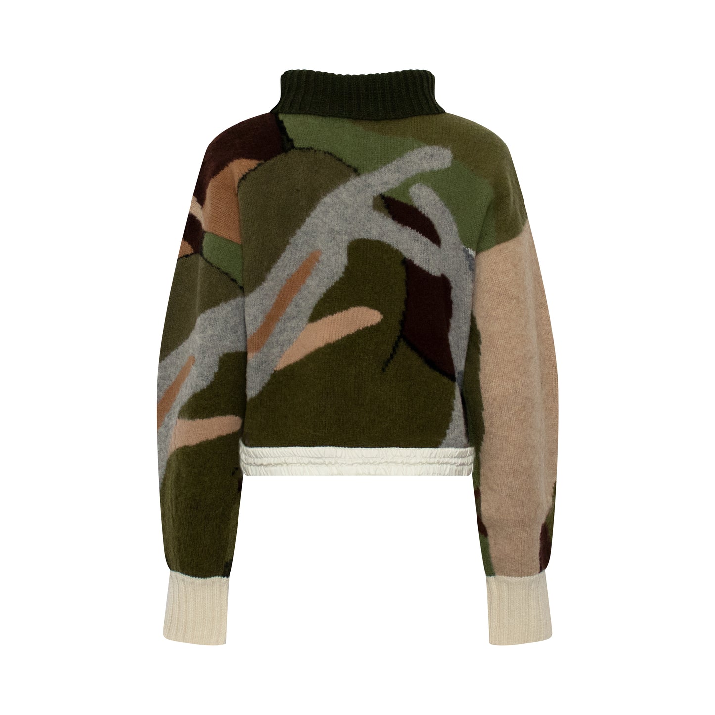 Kaws Jacquard Knit Sweater in Camouflage
