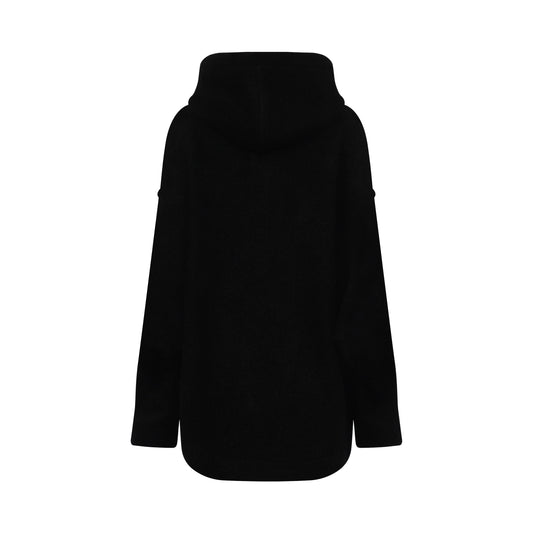 Zip Front Peter Jacket in Black