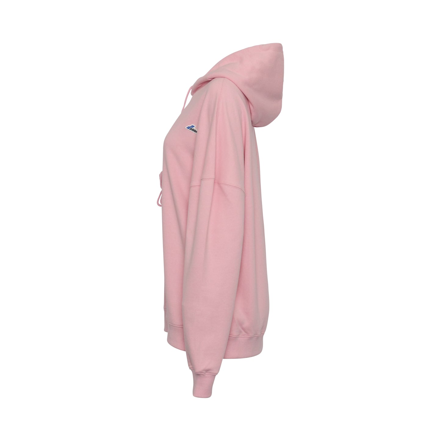 WD Embroidered Logo Hoodie in Pink