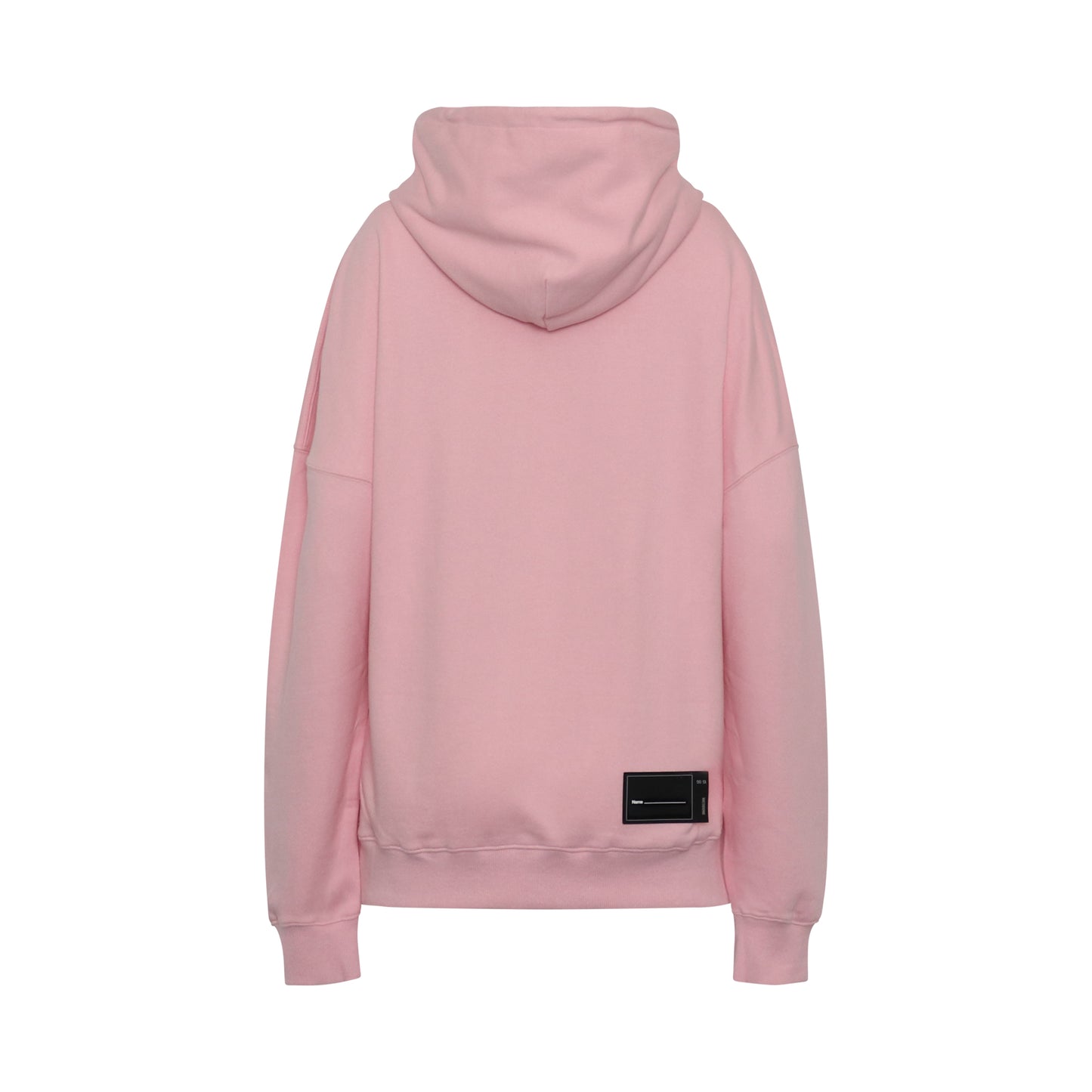 WD Embroidered Logo Hoodie in Pink